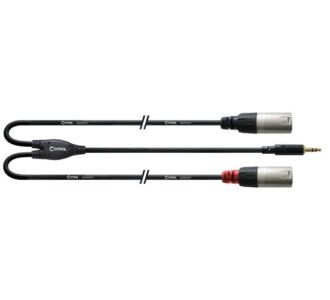 Cordial CFY 3 WMM-LONG 3.5mm - 2xXLR/M 3m