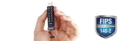 iStorage datAshur - USB Flash-asema - salattu - 8 Gt - USB 2.0