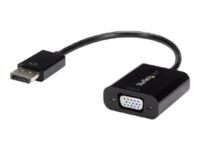 StarTech.com DisplayPort 1.2 to VGA Adapter Converter - DP to VGA - Display adapter - DisplayPort (M) - to - HD-15 (F) - 10 cm - active cable (signal regeneration) - black - for P/N: MSTDP123DP