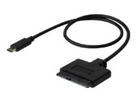 StarTech.com USB C to SATA Adapter - External Hard Drive Connector for 2.5" SATA Drives - SATA SSD / HDD to USB C Cable (USB31CSAT3CB) - Tallennuslaitteen ohjain - 2.5", 3.5" - SATA 6Gb/s - USB 3.1 (Gen 2) - musta