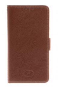 Insmat - Läppäkansi matkapuhelimelle - aito nahka - kahvin ruskea malleihin Samsung Galaxy A3 (2017)