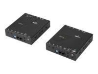 StarTech.com 4K HDMI Over IP Extender - 4K 30Hz - Video Control Software App - HDMI Extender - HDMI Extension - AV Over IP (ST12MHDLAN4K) - Video/audio/infrapuna/USB/sarjaliitettävä laajennin - GigE - jopa 100 m malleihin P/N: ST12MHDLAN4R, VIDWALLMNT