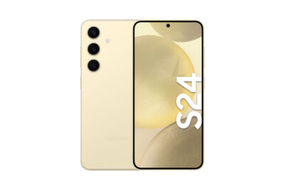 Samsung Galaxy S24 - 5G älypuhelin - Kaksois-SIM - RAM 8 Gt / sisäinen muisti 128 Gt - OLED-näyttö - 6.2" - 2340 x 1080 pikseliä (120 Hz) - 3 takakameraa 50 megapikseliä, 12 MP, 10 MP - front camera 12 MP - meripihkan keltainen