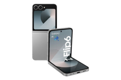 Samsung Galaxy Z Flip6 - 5G älypuhelin - Kaksois-SIM - RAM 12 Gt / sisäinen muisti 512 Gt - OLED-näyttö - 6.7" - 2640 x 1080 pikseliä (120 Hz) - 2 takakameraa 50 megapikseliä, 12 MP - front camera 10 MP - hopeavarjo