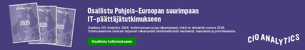 Etusivu – CIO Analytics banneri