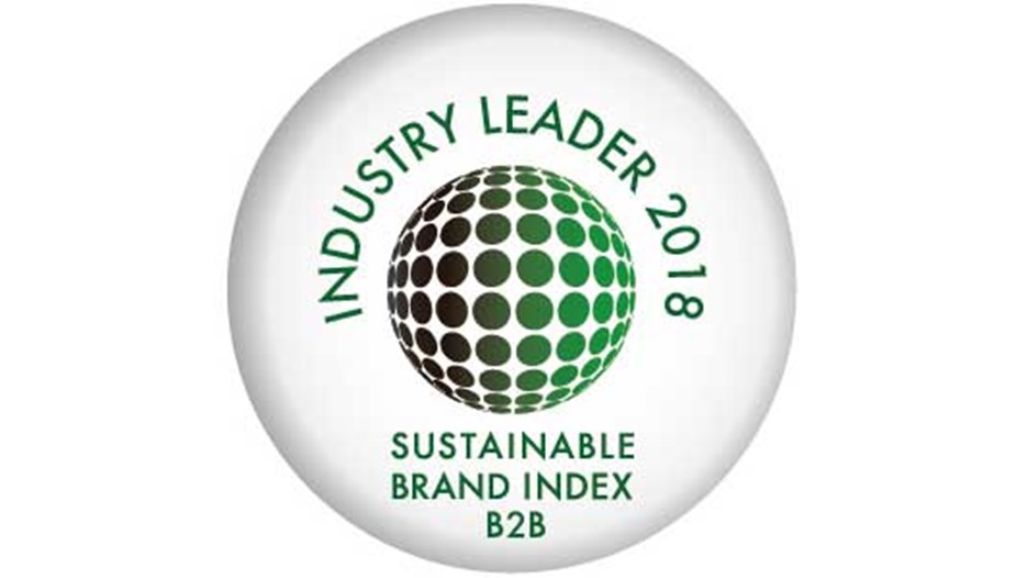 Sustainable Brand Index B2B Industry Leader 2018