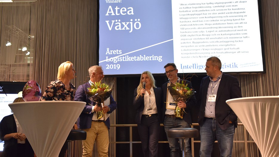 Atea voitti Vuoden logistiikkarakennus 2019 -palkinnon