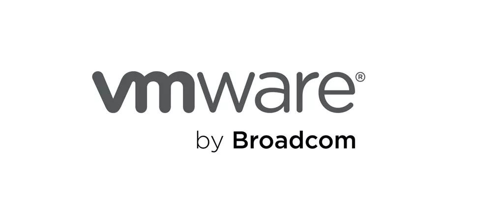 Vmware By Broadcom logo.
