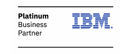 IBM:n Platinum Business Partner -logo kuvaa Atean kumppanuustasoa